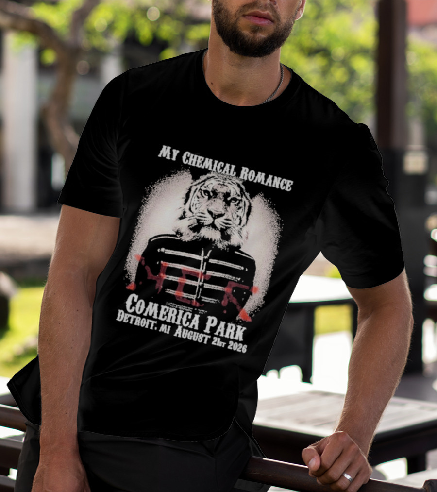 My Chemical Romance MCR Comerica Park Detroit MI August 21 2026 T-Shirt