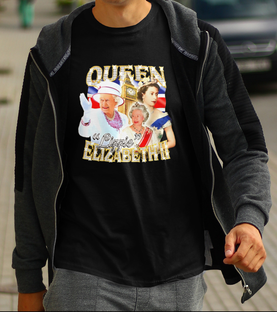 Queen Elizabeth II Lizzie 90s Bootleg Iconic Royal T-Shirt