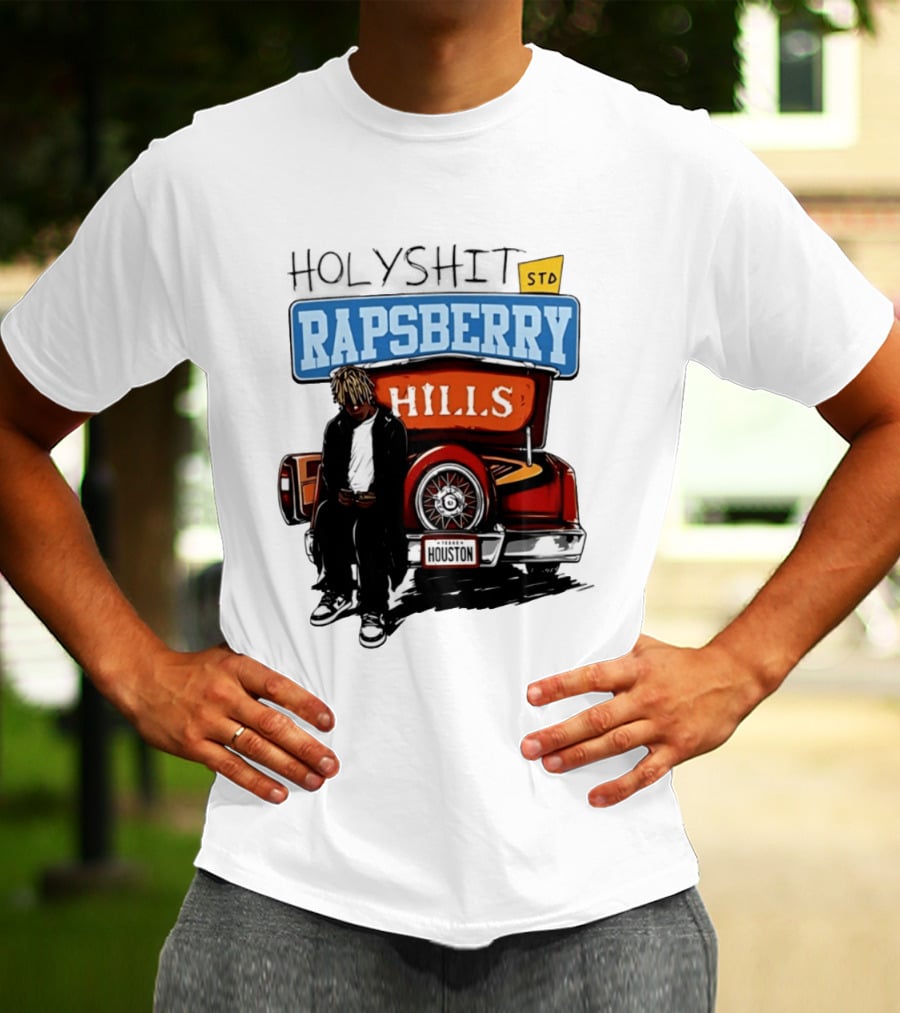 Holyshit Std Rapsberry Hills Houston Texas Car Scene T-Shirt