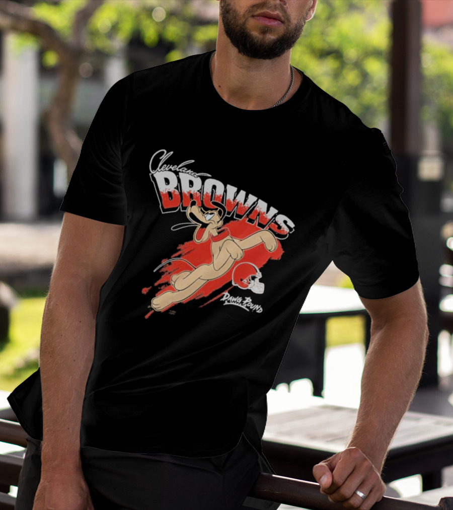 Cleveland Browns Pluto Disney Character Collaboration 2026 T-Shirt
