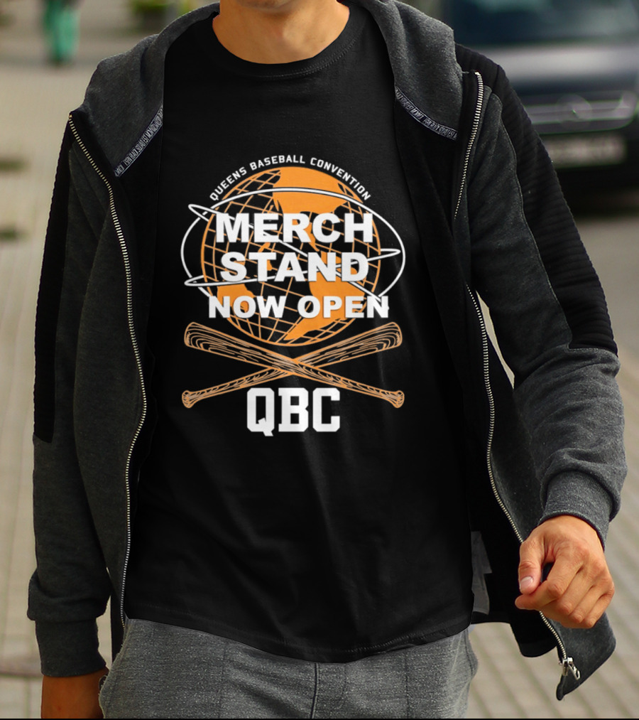 Queens Baseball Convention Merch Stand Now Open QBC T-Shirt
