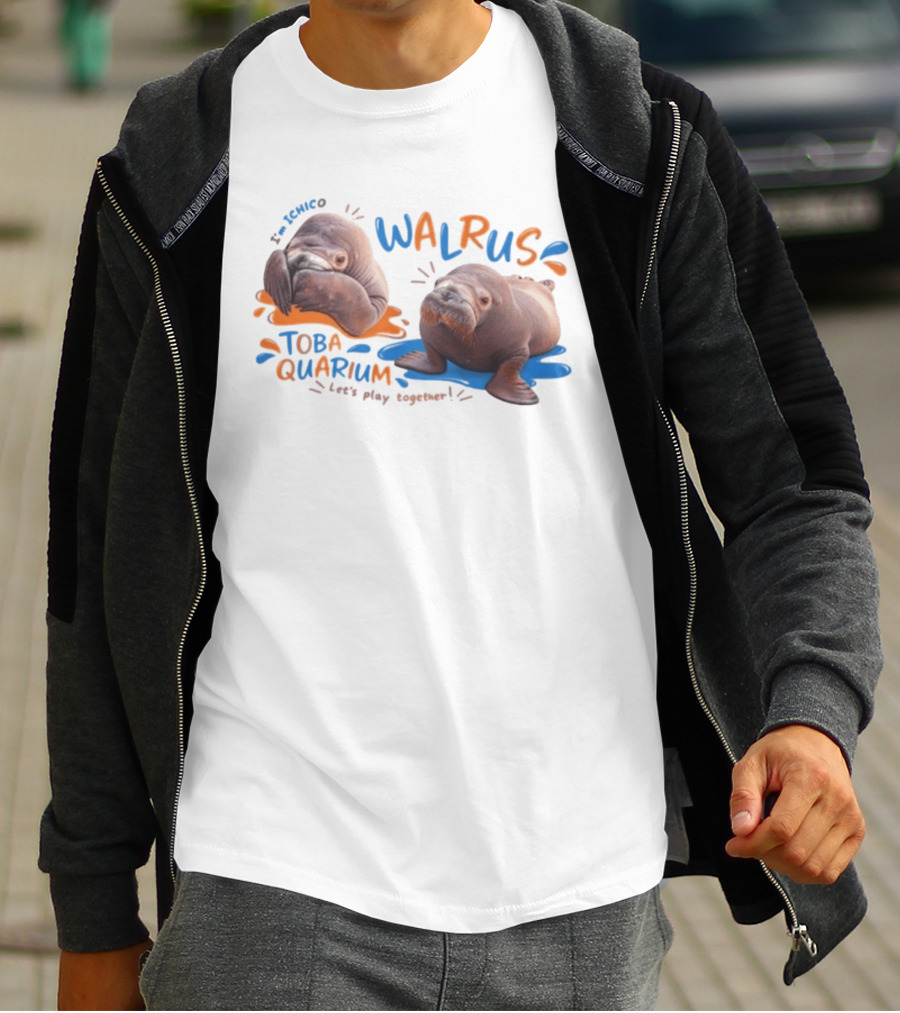 I'm Ichico Walrus Toba Aquarium Let's Play Together T-Shirt