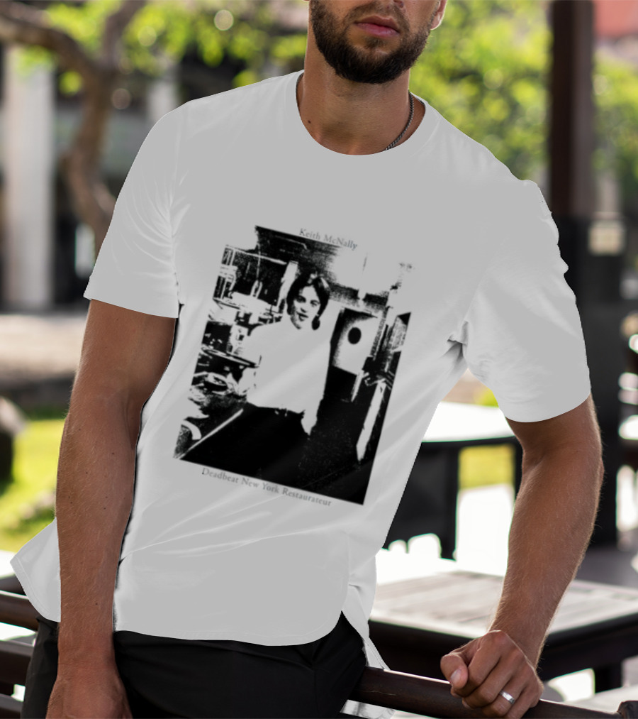 Keith McNally Dead Beat New York Restaurateur Black And White T-Shirt