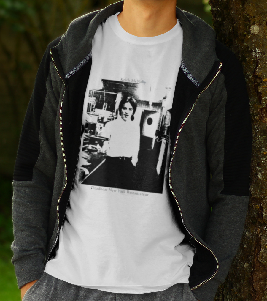 Keith McNally Dead Beat New York Restaurateur Black And White T-Shirt