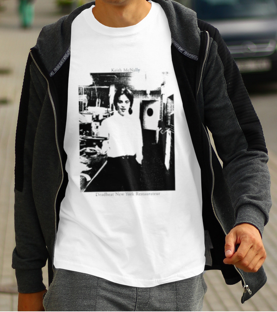Keith McNally Dead Beat New York Restaurateur Black And White T-Shirt