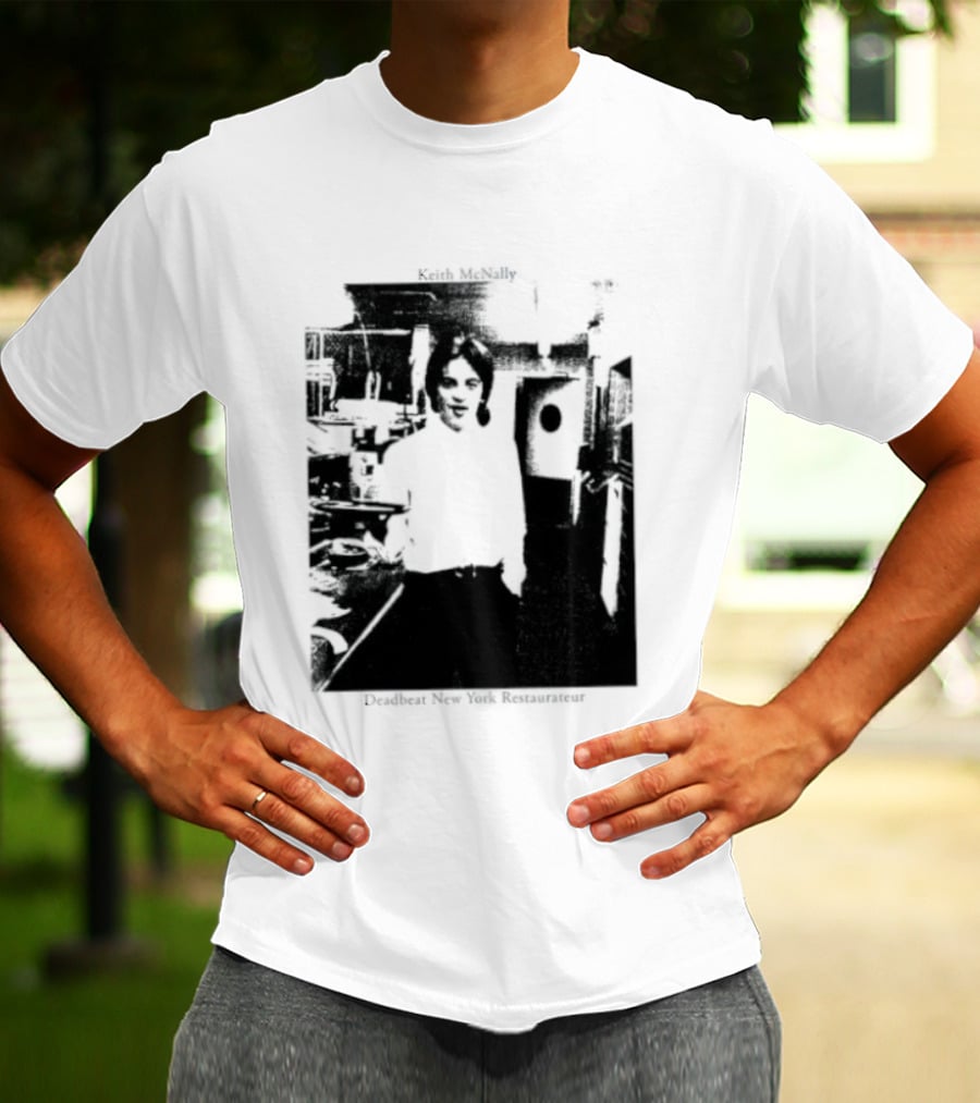 Keith McNally Dead Beat New York Restaurateur Black And White T-Shirt