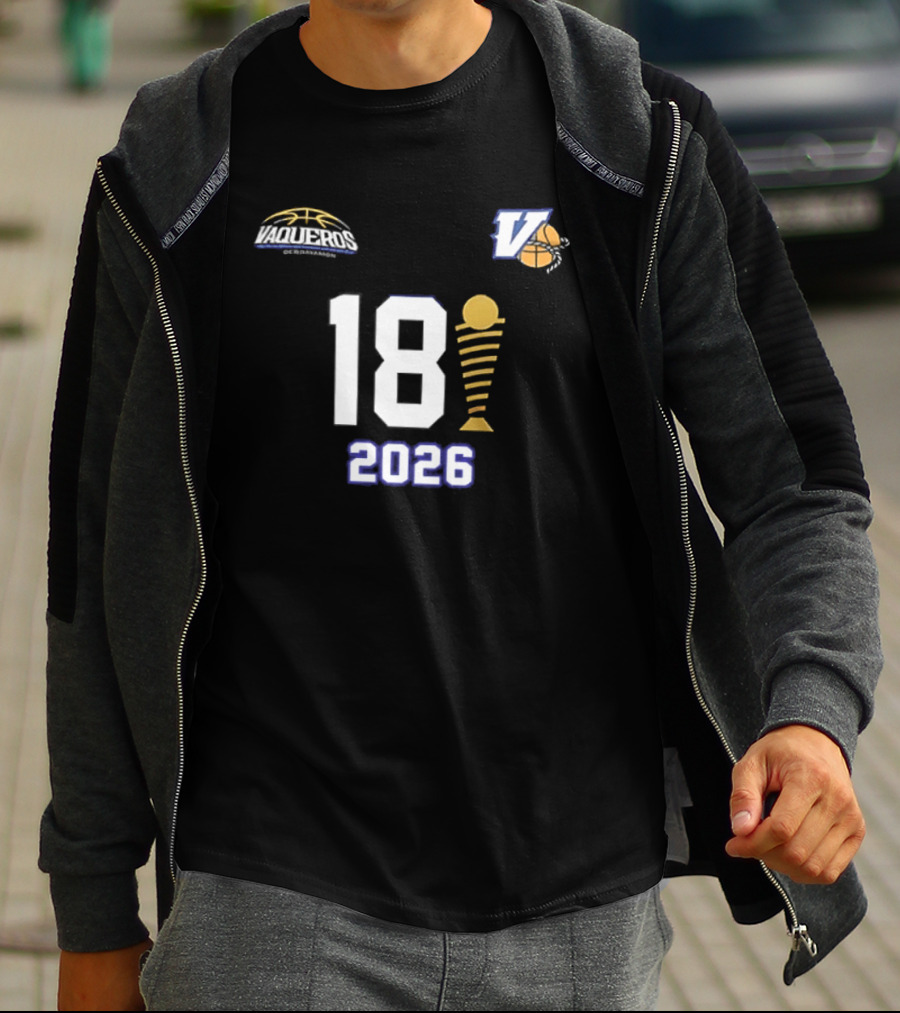Vaqueros De Bayamon 18th BSN Championship 2026 Victory Celebration T-Shirt