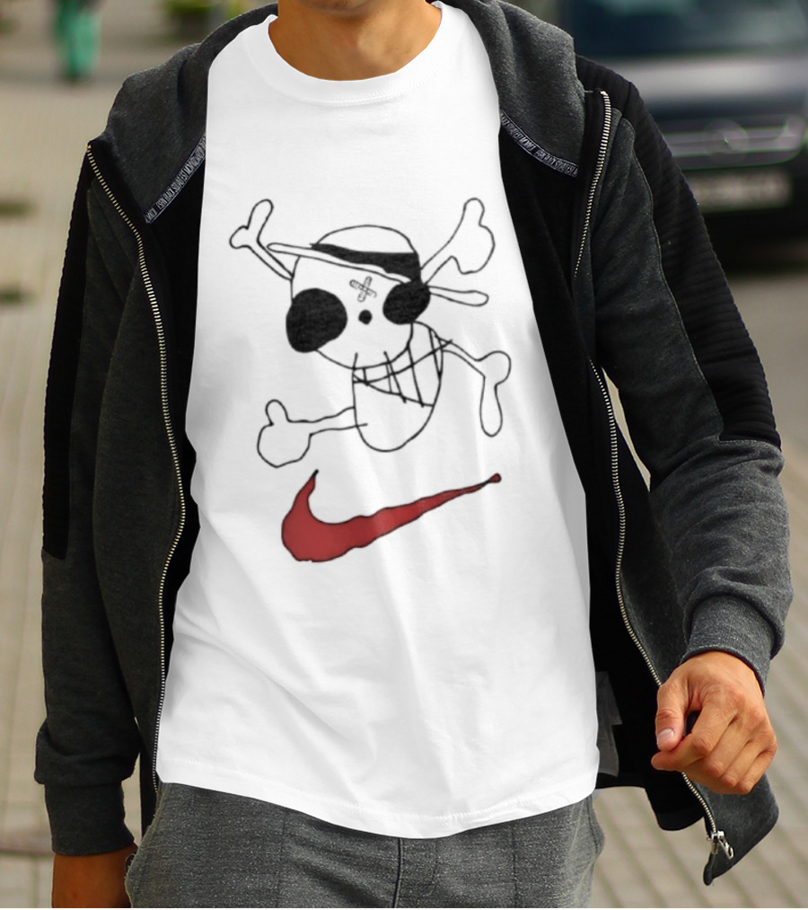 One Piece Luffy Iwara Jolly Roger 2026 Nike T-Shirt