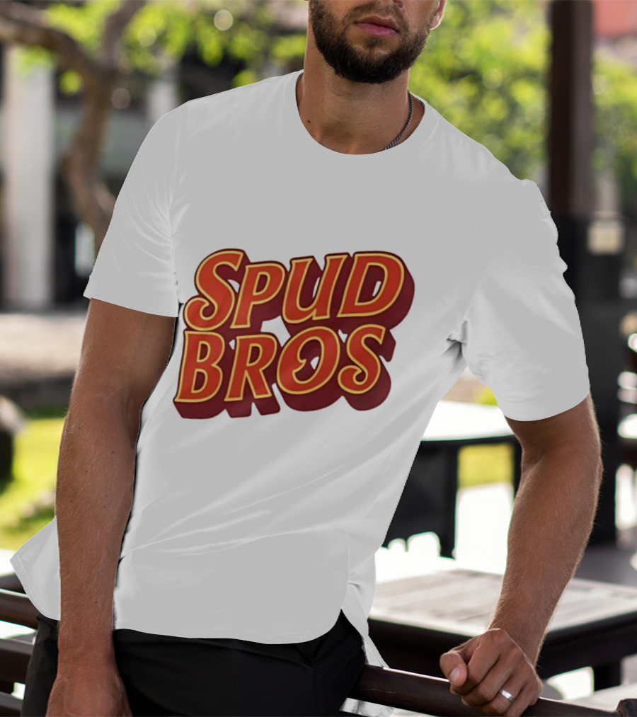 Spud Bros Joe Tessitore Playful Retro Font T-Shirt