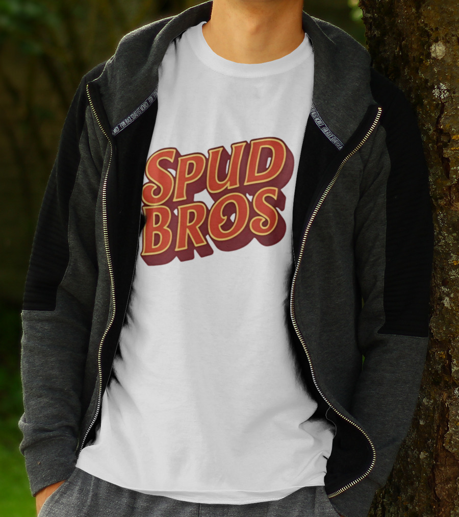 Spud Bros Joe Tessitore Playful Retro Font T-Shirt