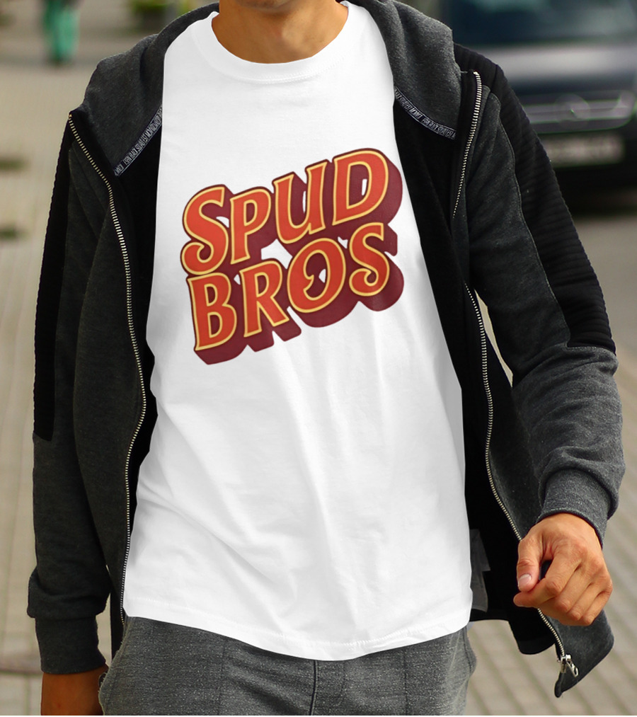 Spud Bros Joe Tessitore Playful Retro Font T-Shirt