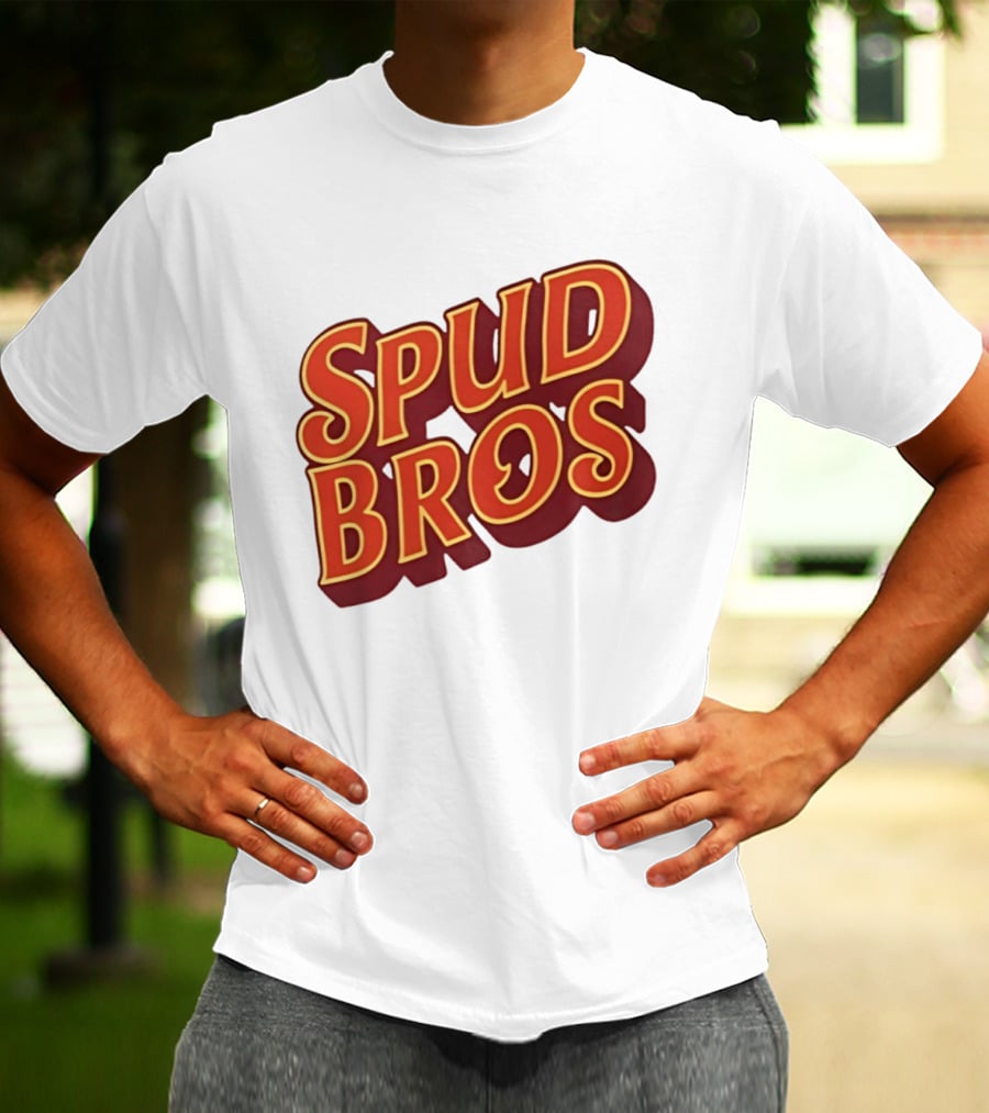 Spud Bros Joe Tessitore Playful Retro Font T-Shirt