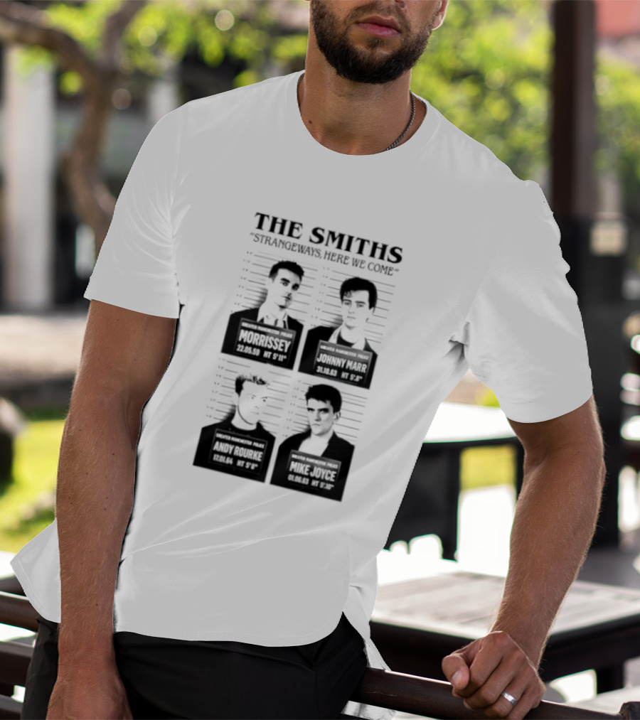 The Smiths Strangeways Here We Come Morrissey Johnny Marr Shots T-Shirt