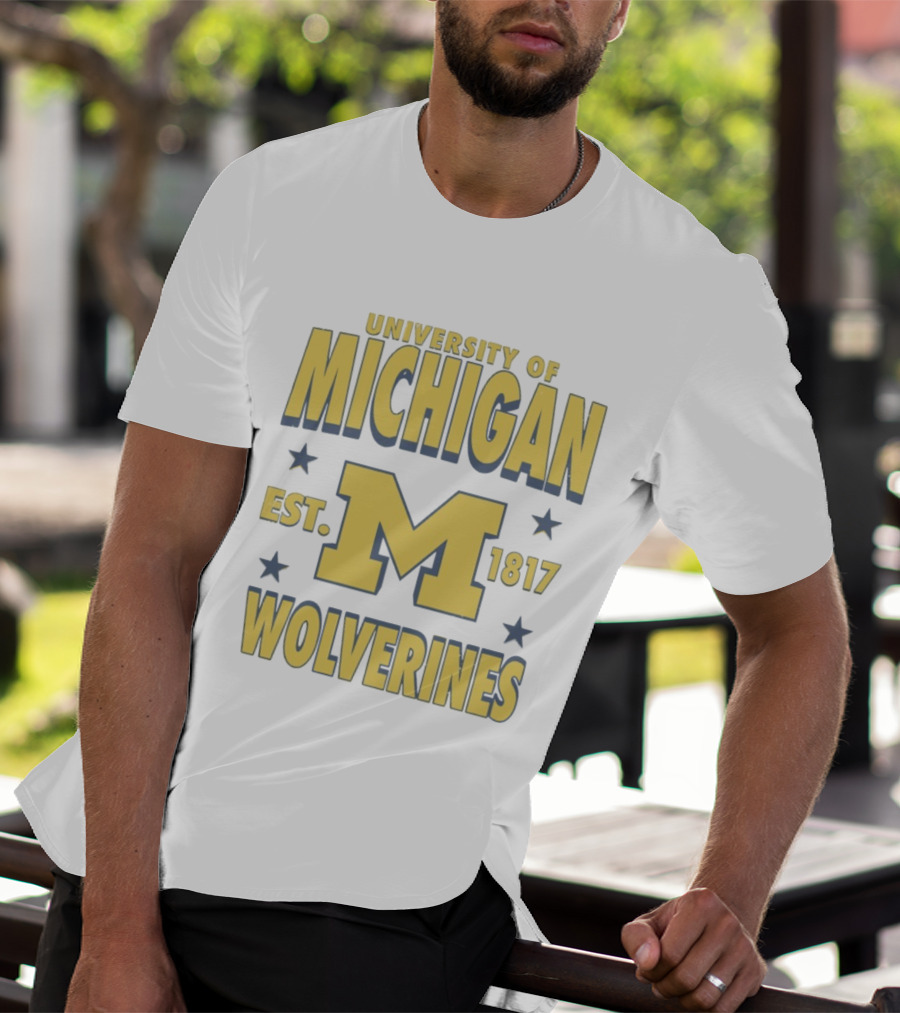 University Of Michigan Wolverines Est 1817 M T-Shirt
