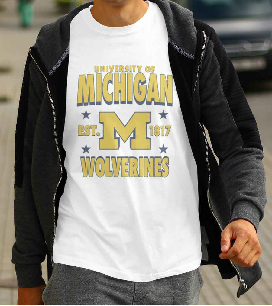 University Of Michigan Wolverines Est 1817 M T-Shirt