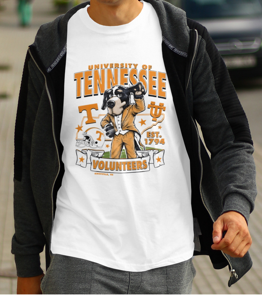 University Of Tennessee Volunteers Mascot Est 1794 Knoxville TN T-Shirt