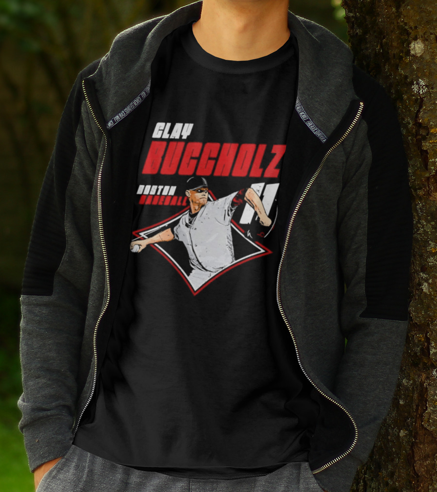 Clay Buccholz 11 Boston Red Sox Pitching Legend T-Shirt