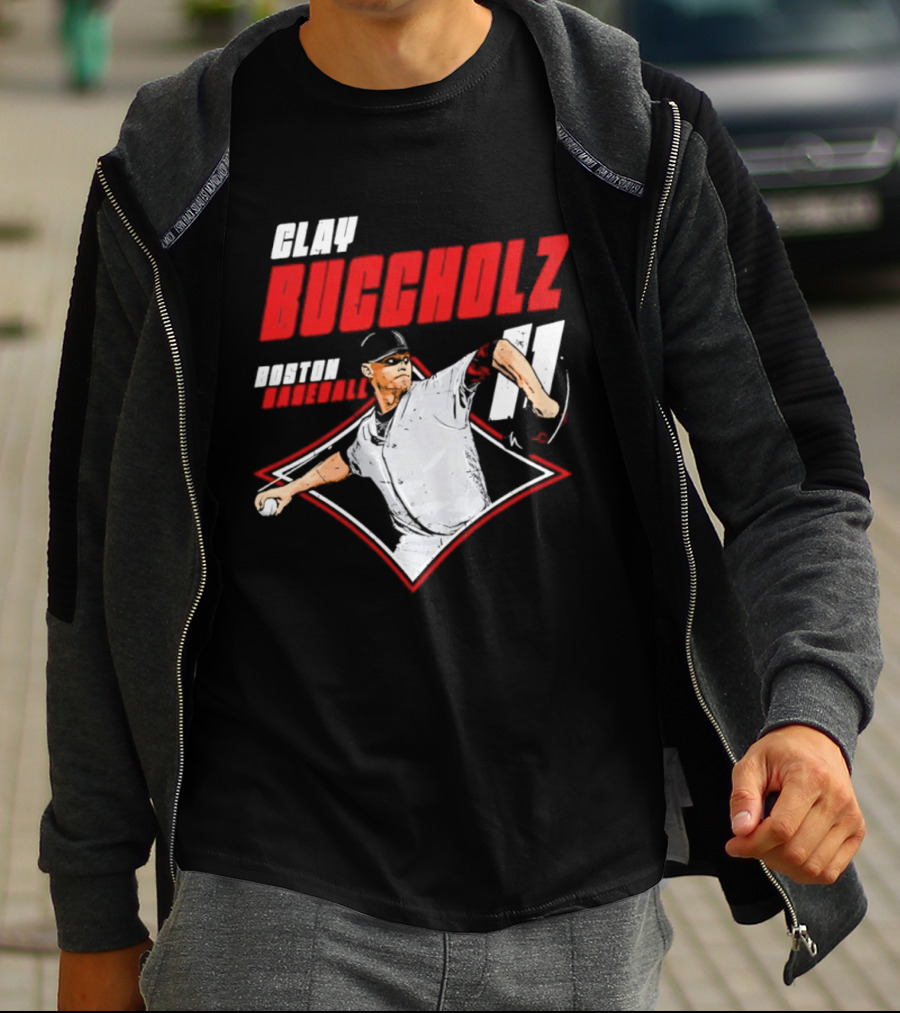 Clay Buccholz 11 Boston Red Sox Pitching Legend T-Shirt