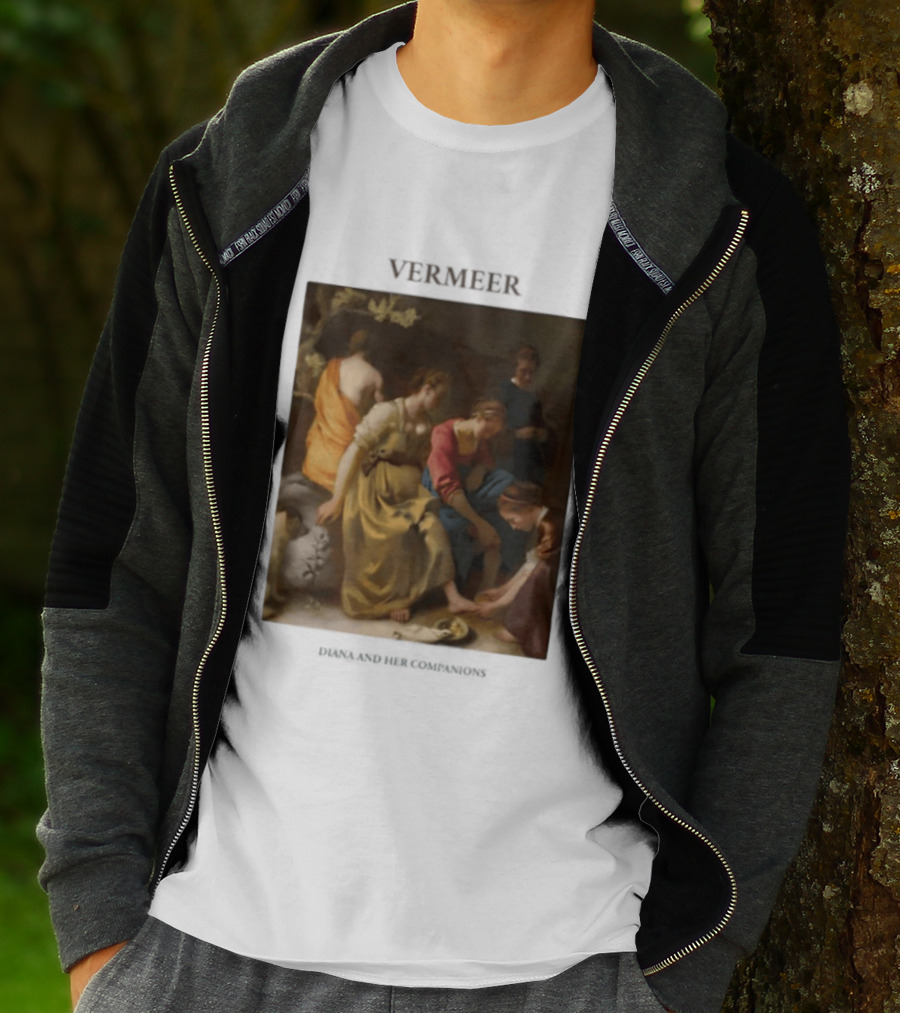 Vermeer Diana And Her Companions 1655 Gogh Company T-Shirt