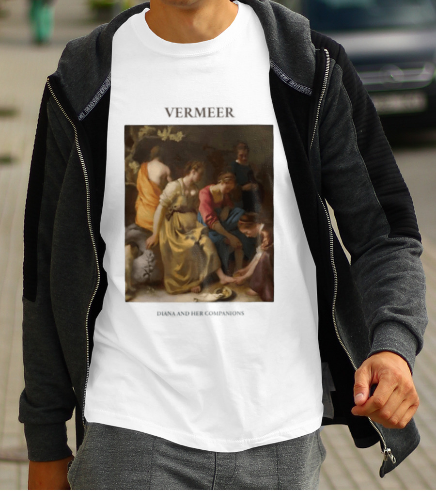 Vermeer Diana And Her Companions 1655 Gogh Company T-Shirt