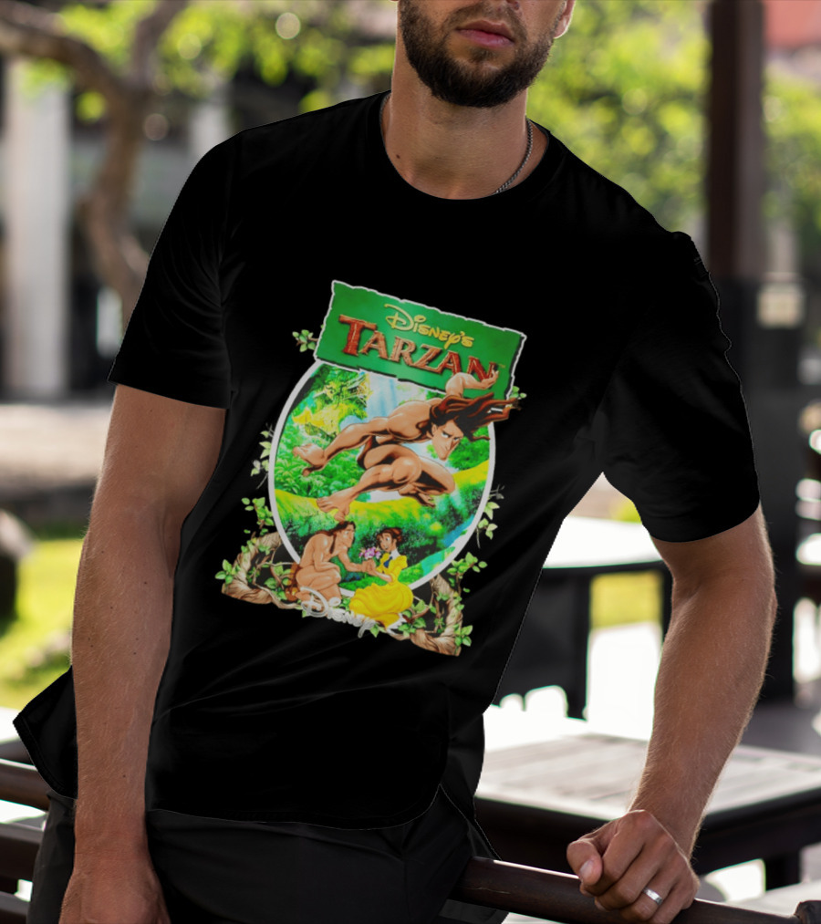Disney's Tarzan Jungle Adventure Jane Animation Scene T-Shirt