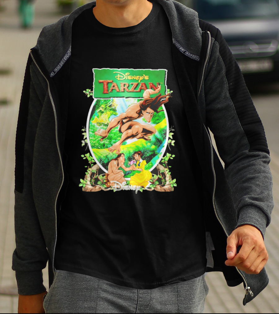 Disney's Tarzan Jungle Adventure Jane Animation Scene T-Shirt