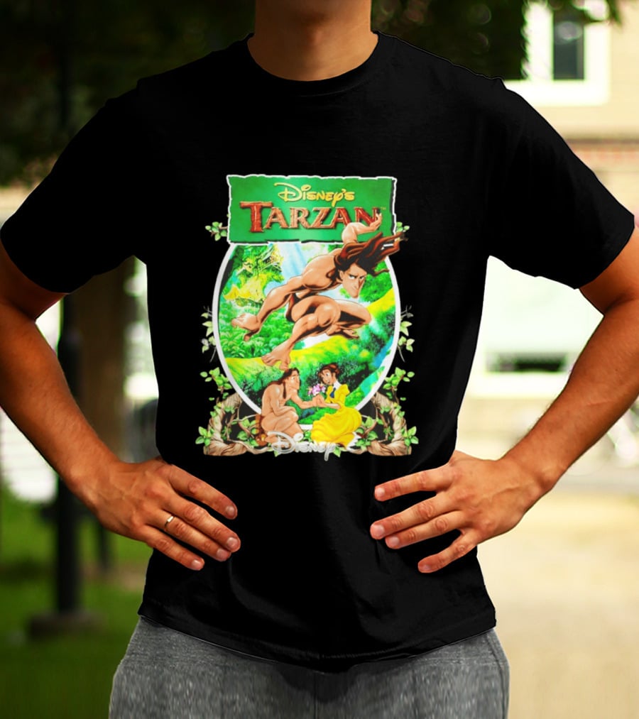 Disney's Tarzan Jungle Adventure Jane Animation Scene T-Shirt