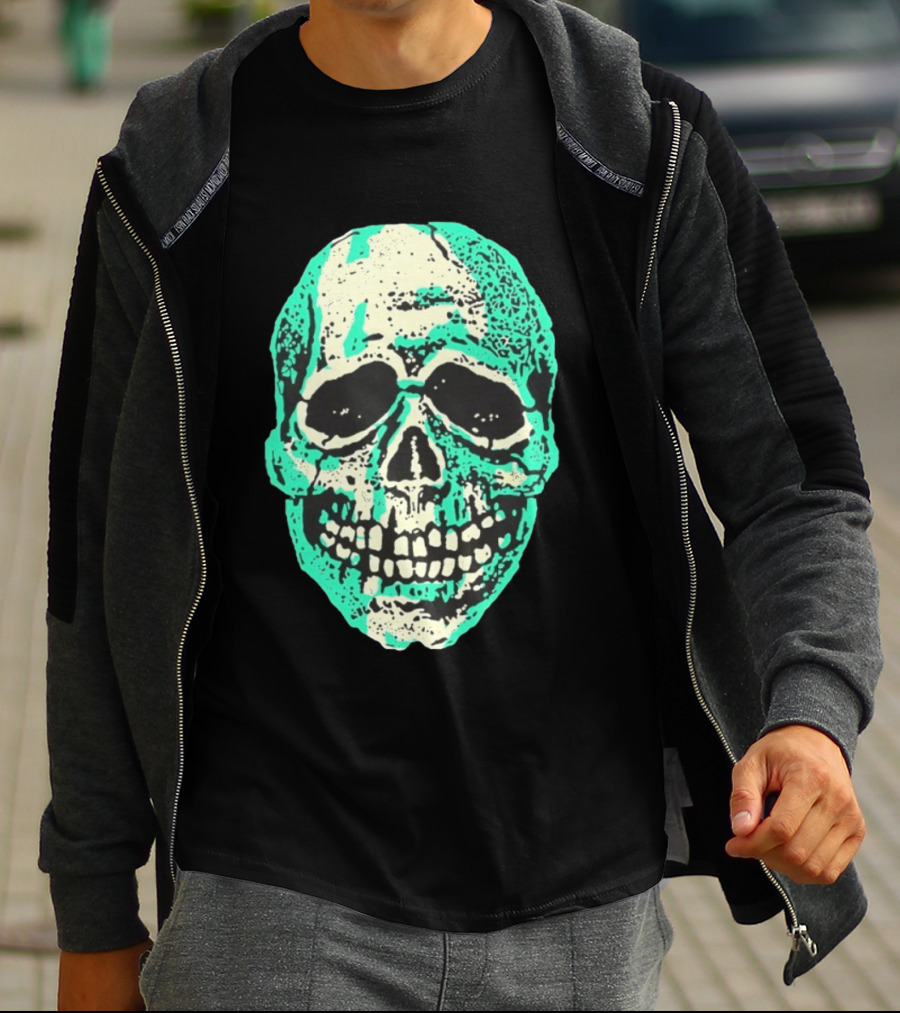 Halloween Trio Skull Spooky Gothic T-Shirt