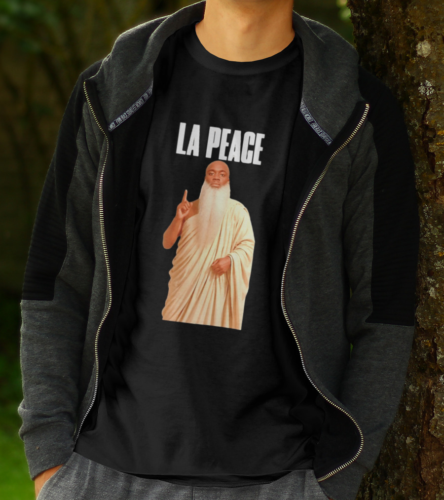 Kai Cenat La Peace Meme Togalike Robe And Beard T-Shirt