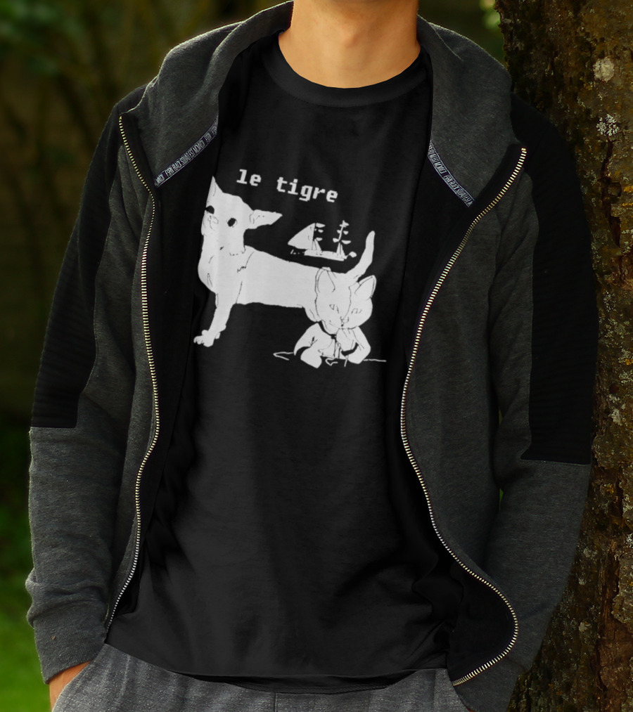 Le Tigre Chihuahua Cat Ship Kathleen Hanna T-Shirt