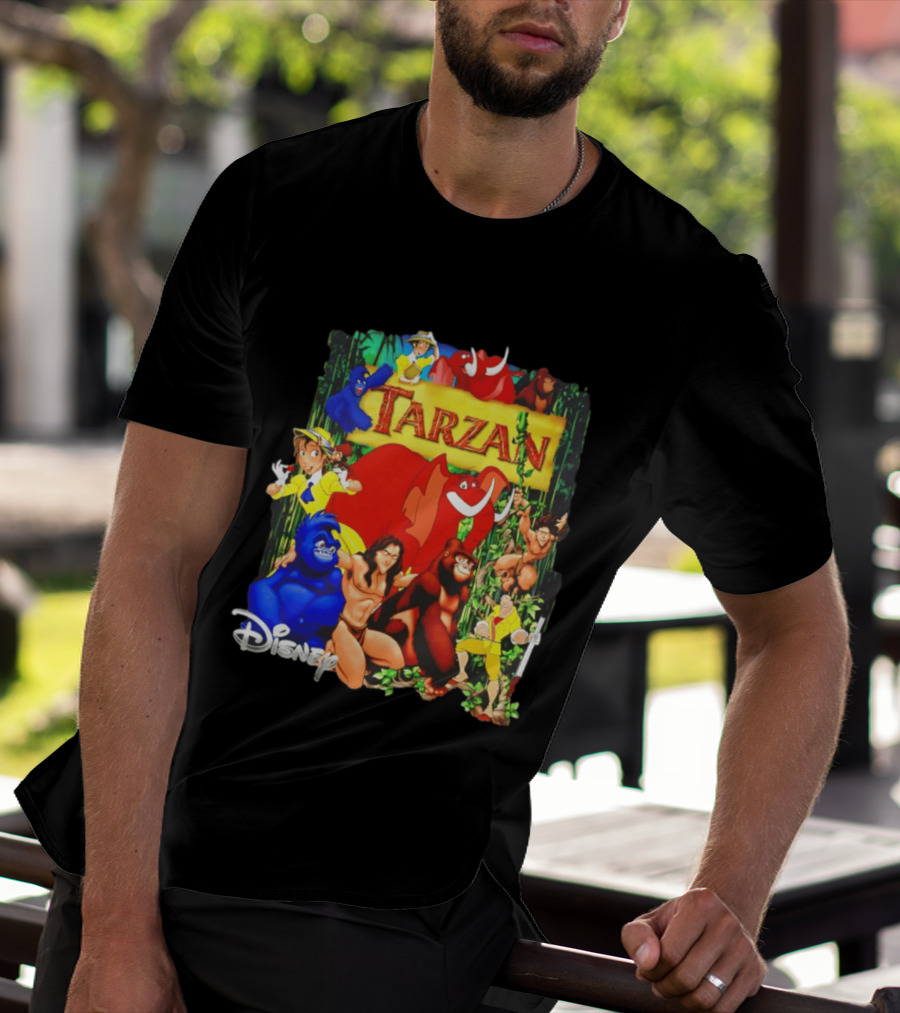 Disney Tarzan Characters Jane Porter Terk Adventure T-Shirt