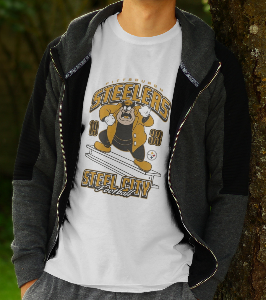 1933 Pittsburgh Steelers Steel City Football T-Shirt