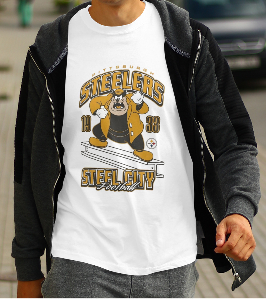 1933 Pittsburgh Steelers Steel City Football T-Shirt