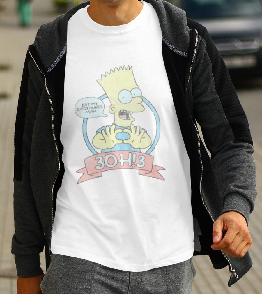 Bart Simpson Eat My Daisy Dukes Man 3OH!3 Collaboration T-Shirt