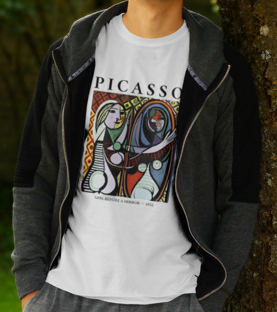 Pablo Picasso Girl Before A Mirror Painting T-Shirt