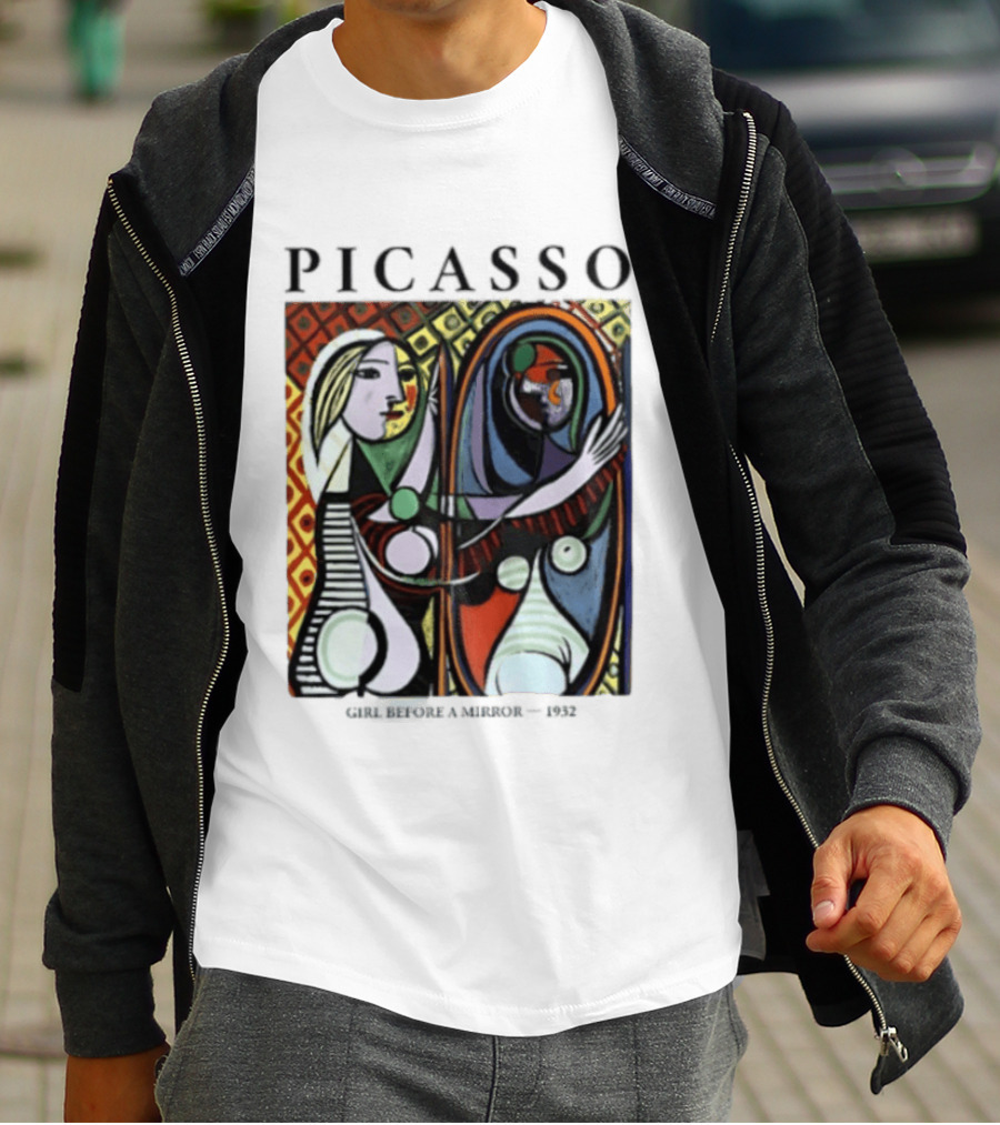 Pablo Picasso Girl Before A Mirror Painting T-Shirt