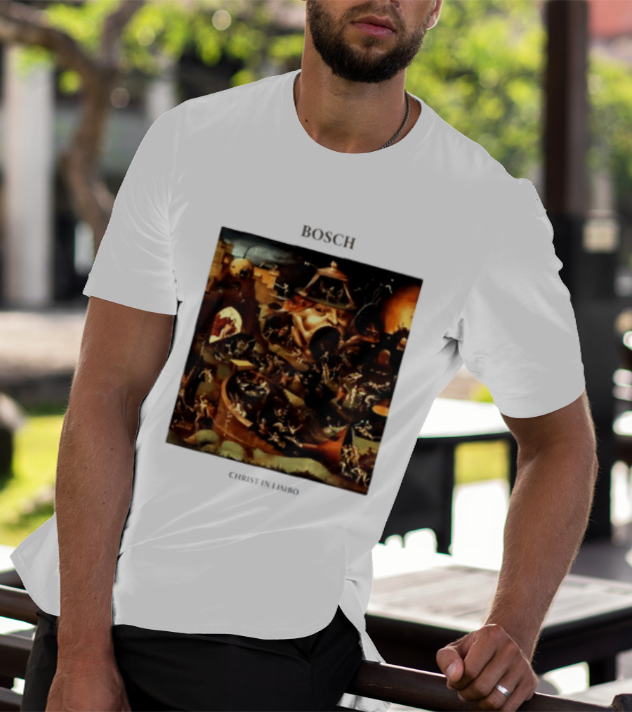 Hieronymus Bosch Christ In Limbo Medieval Painting Print T-Shirt