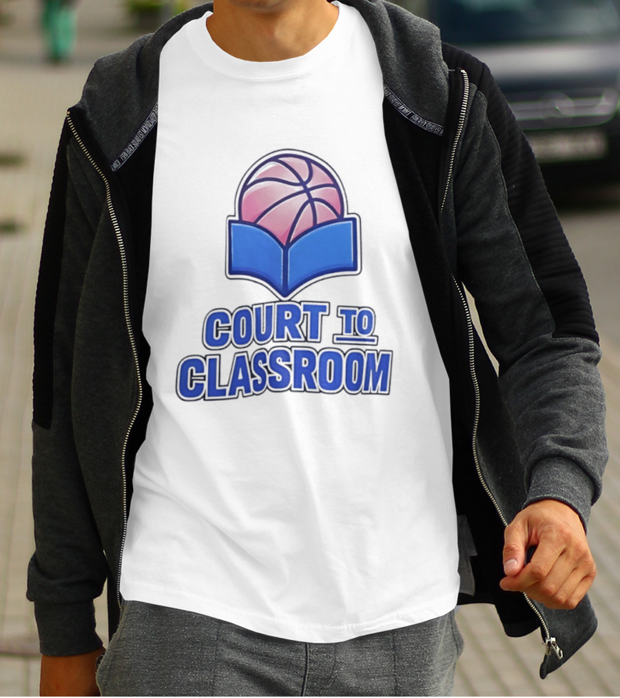 Basketball In Education Court To Classroom Empowerment T-Shirt