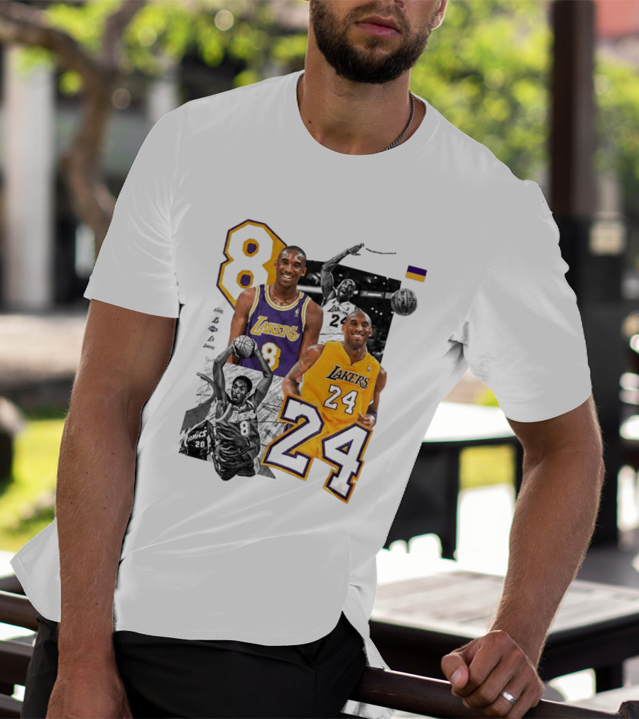 Kobe Bryant Los Angeles Lakers 8 24 Mamba Day T-Shirt