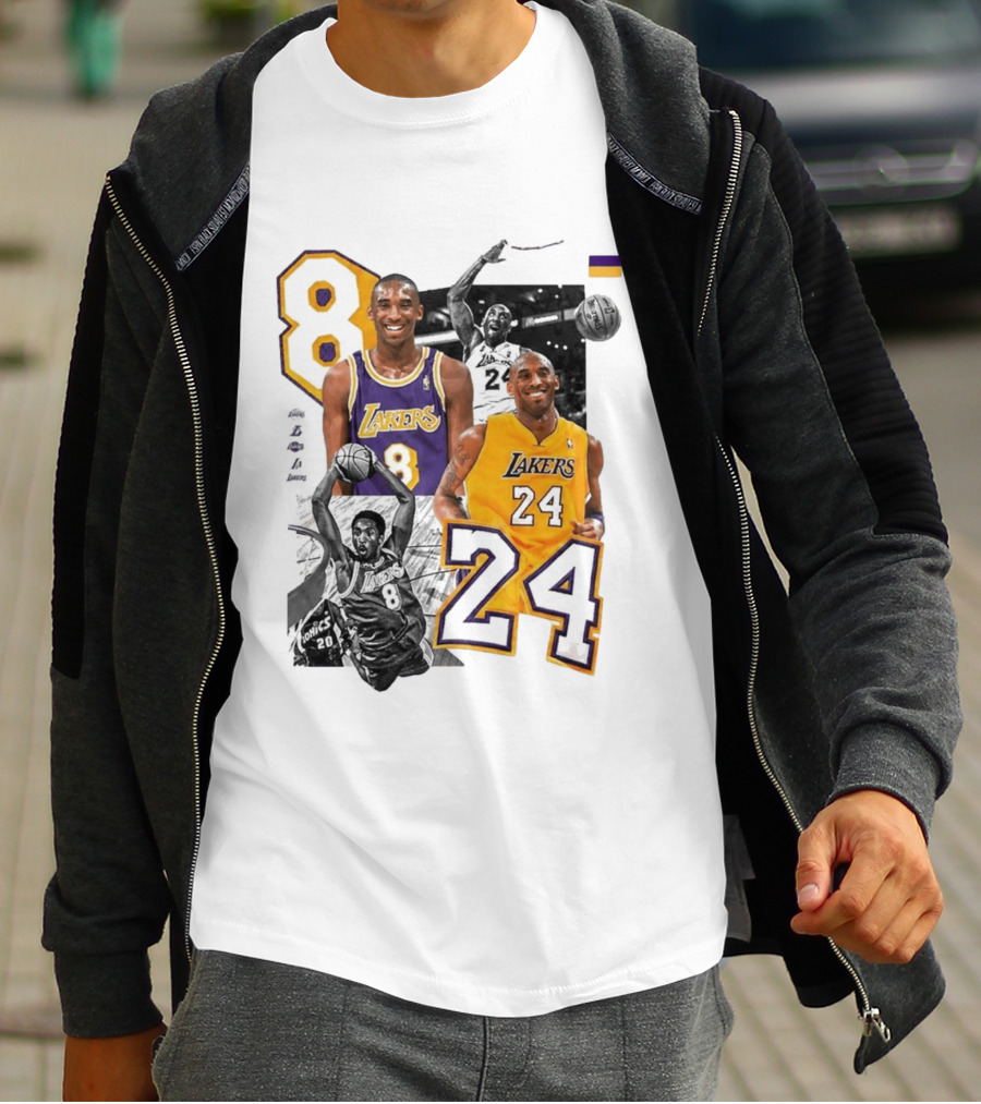 Kobe Bryant Los Angeles Lakers 8 24 Mamba Day T-Shirt