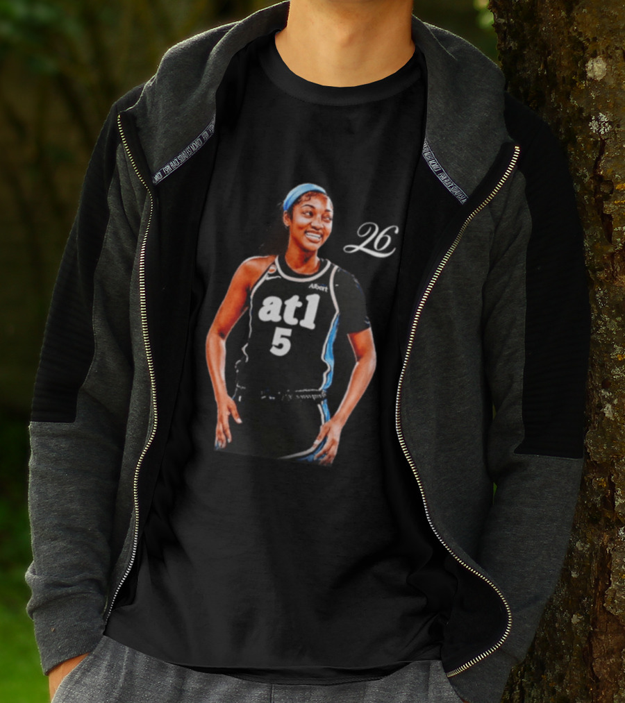 Angel Reese Atlanta Dream Number 5 26 Boards T-Shirt