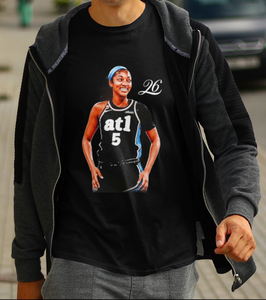 Angel Reese Atlanta Dream Number 5 26 Boards T-Shirt