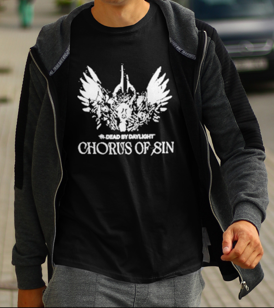 Dead By Daylight Chorus Of Sin Winged Skull T-Shirt