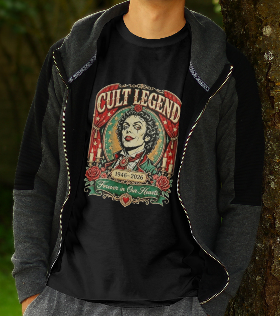 Cult Legend Tim Curry 1946 2026 Forever In Our Hearts T-Shirt