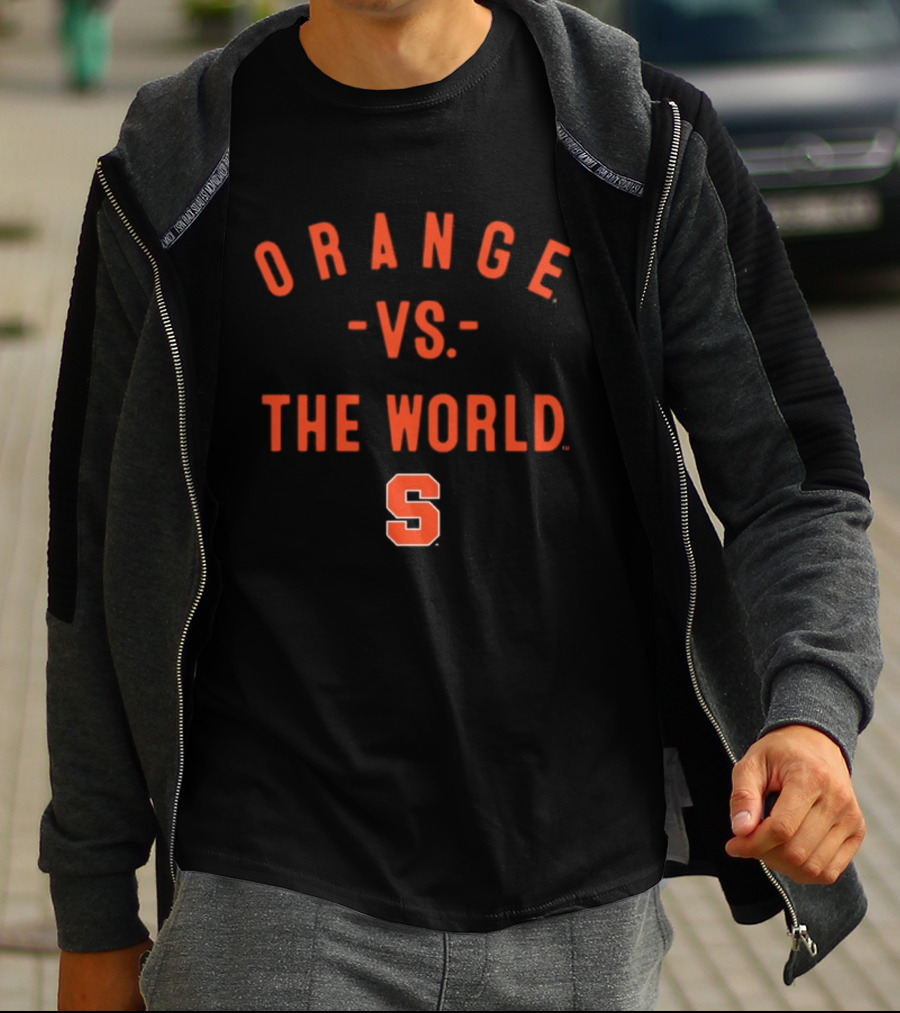 Syracuse Orange Vs The World S Logo Sports Fan Gear T-Shirt