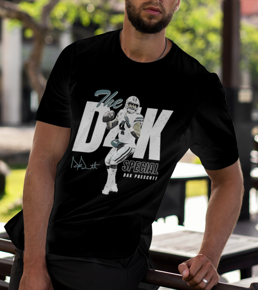 The D4k Special Dak Prescott Dallas Cowboys Football Player T-Shirt