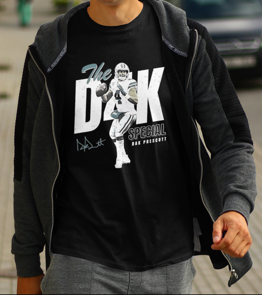 The D4k Special Dak Prescott Dallas Cowboys Football Player T-Shirt