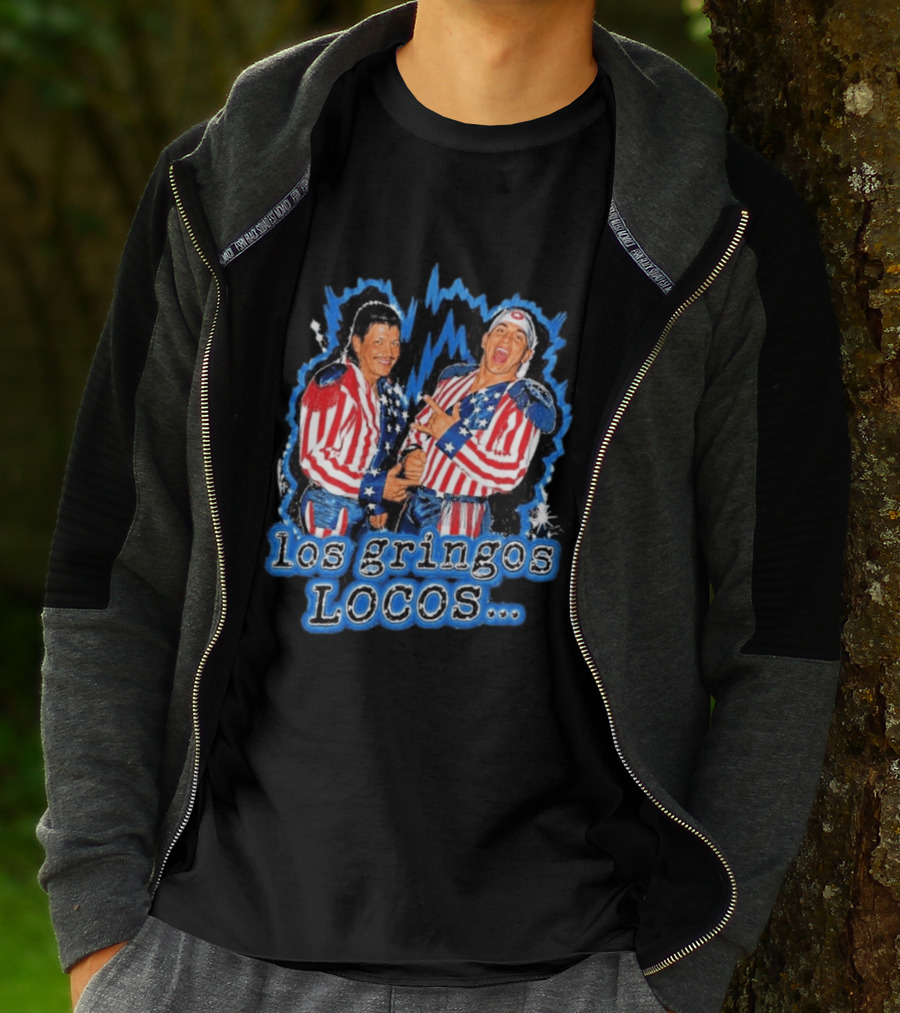 Dominik Mysterio Los Gringos Locos Red White Blue Stars And Stripes T-Shirt