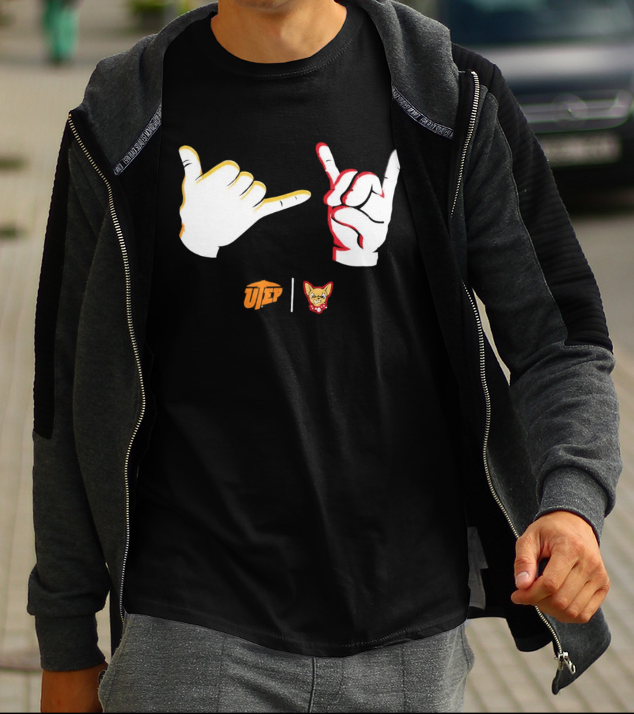 El Paso Chihuahuas Fear The Ears Hand Signs Gesture T-Shirt
