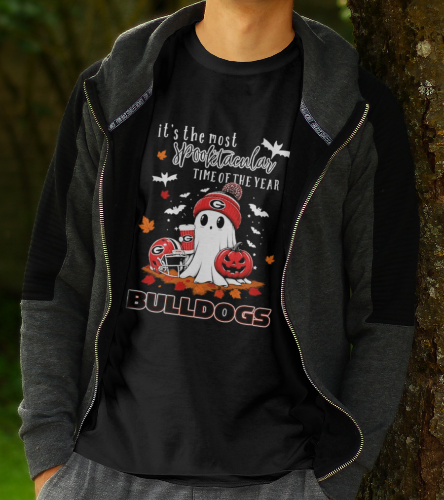 Georgia Bulldogs Halloween Ghost Wonderful Time Football Fan 2026 T-Shirt